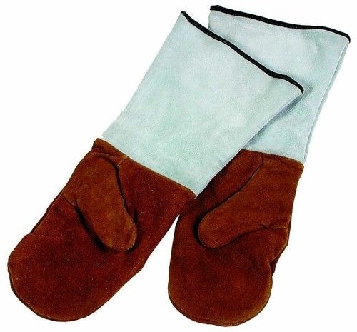 Paar leder backhandschuh - 1,